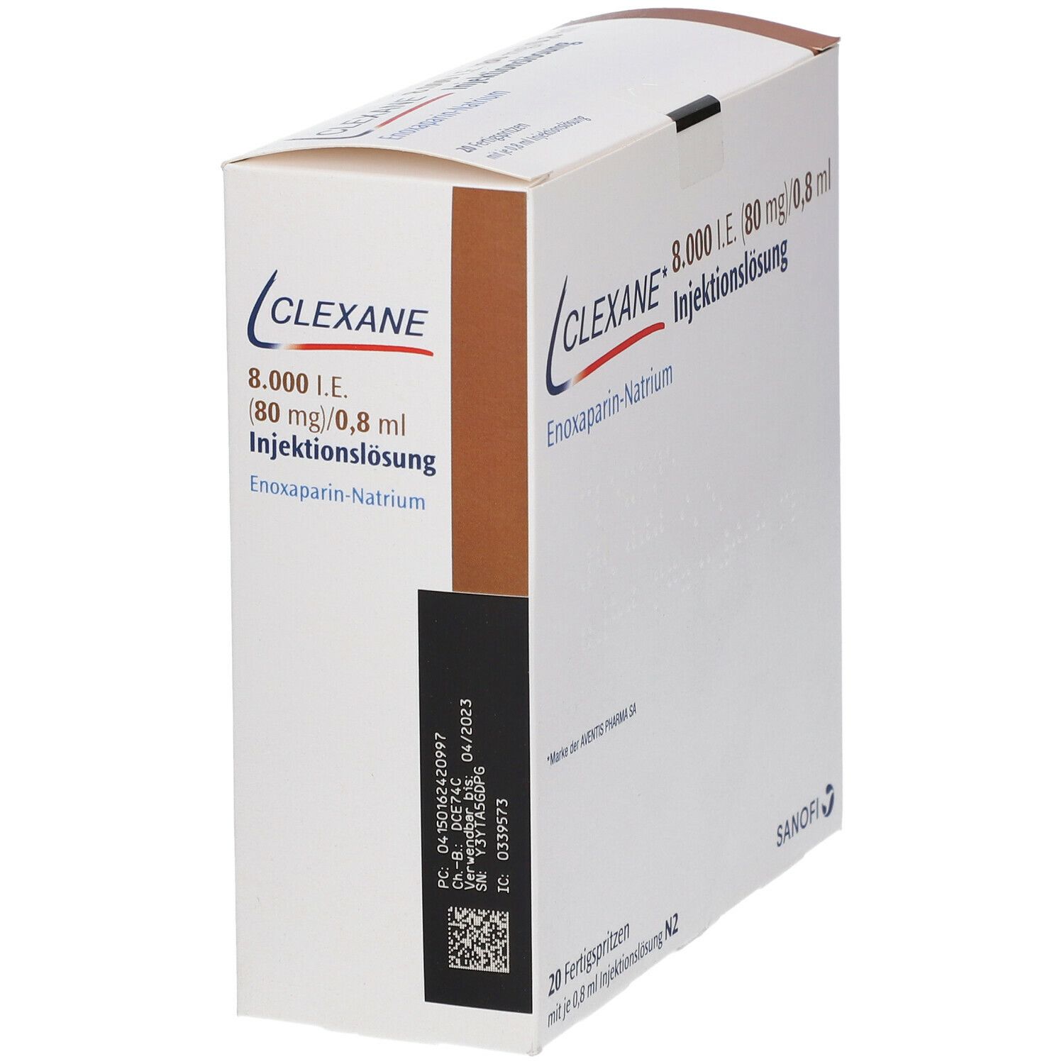 Clexane 8.000 I.E. 80 mg/0,8 ml