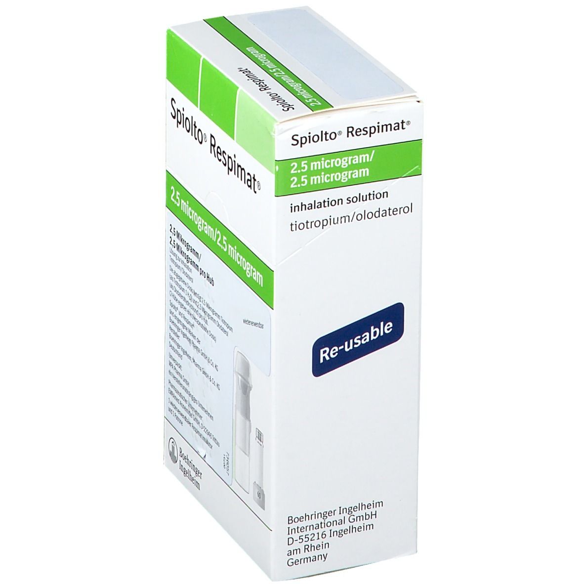 Spiolto Respimat 2,5 µg/2,5 µg Hub wiederverwendb. 1x4 ml Inhalationslösung