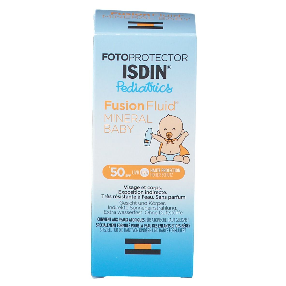 Fotoprotector ISDIN Pediatrics Fusion Fluid Mineral Baby SPF 50