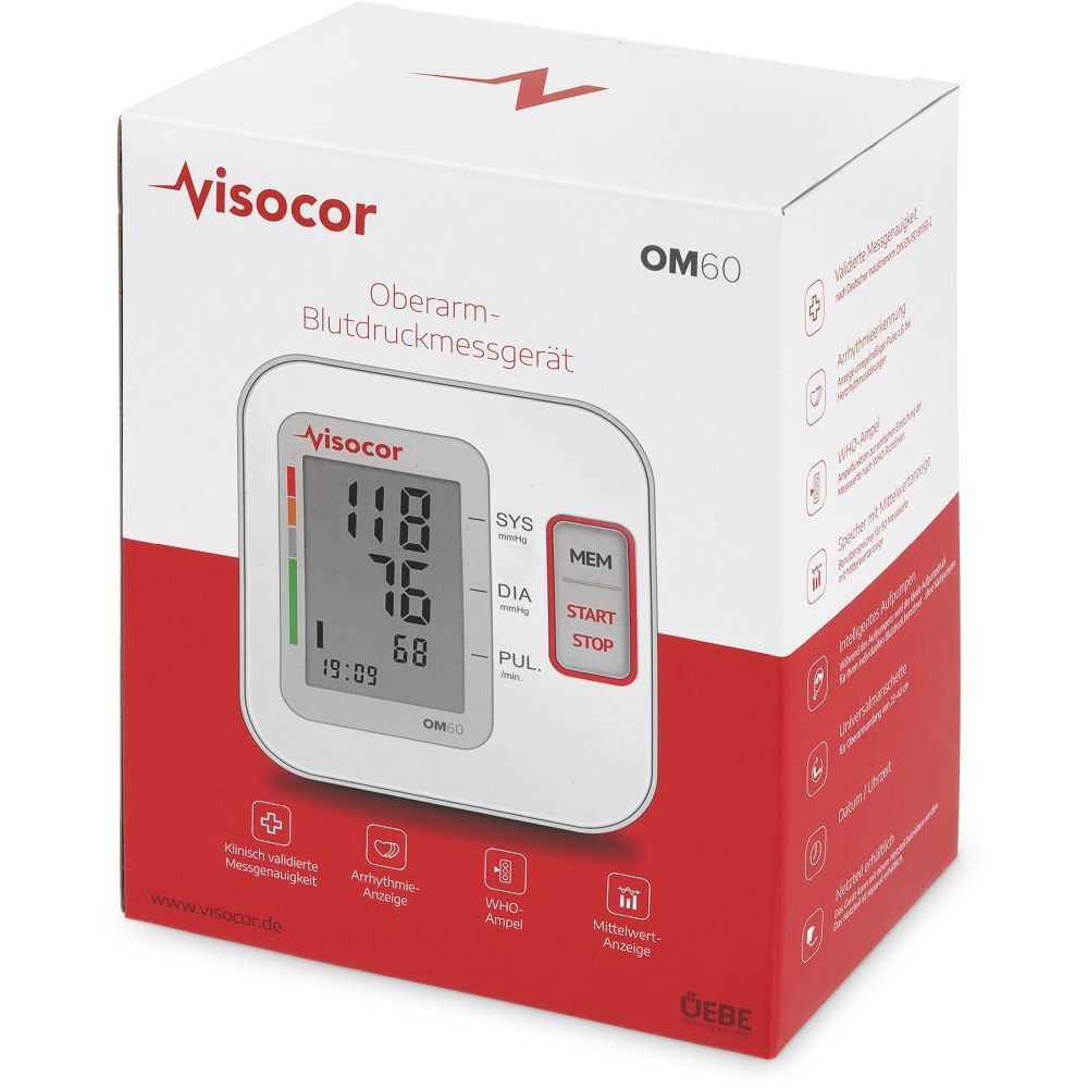 Visocor Oberarm Blutdruckmessgerät Om60 1 St Gerät