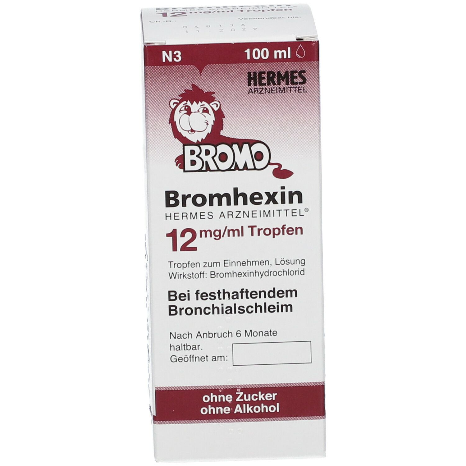 Bromhexin HERMES ARZNEIMITTEL® 12 mg/ml