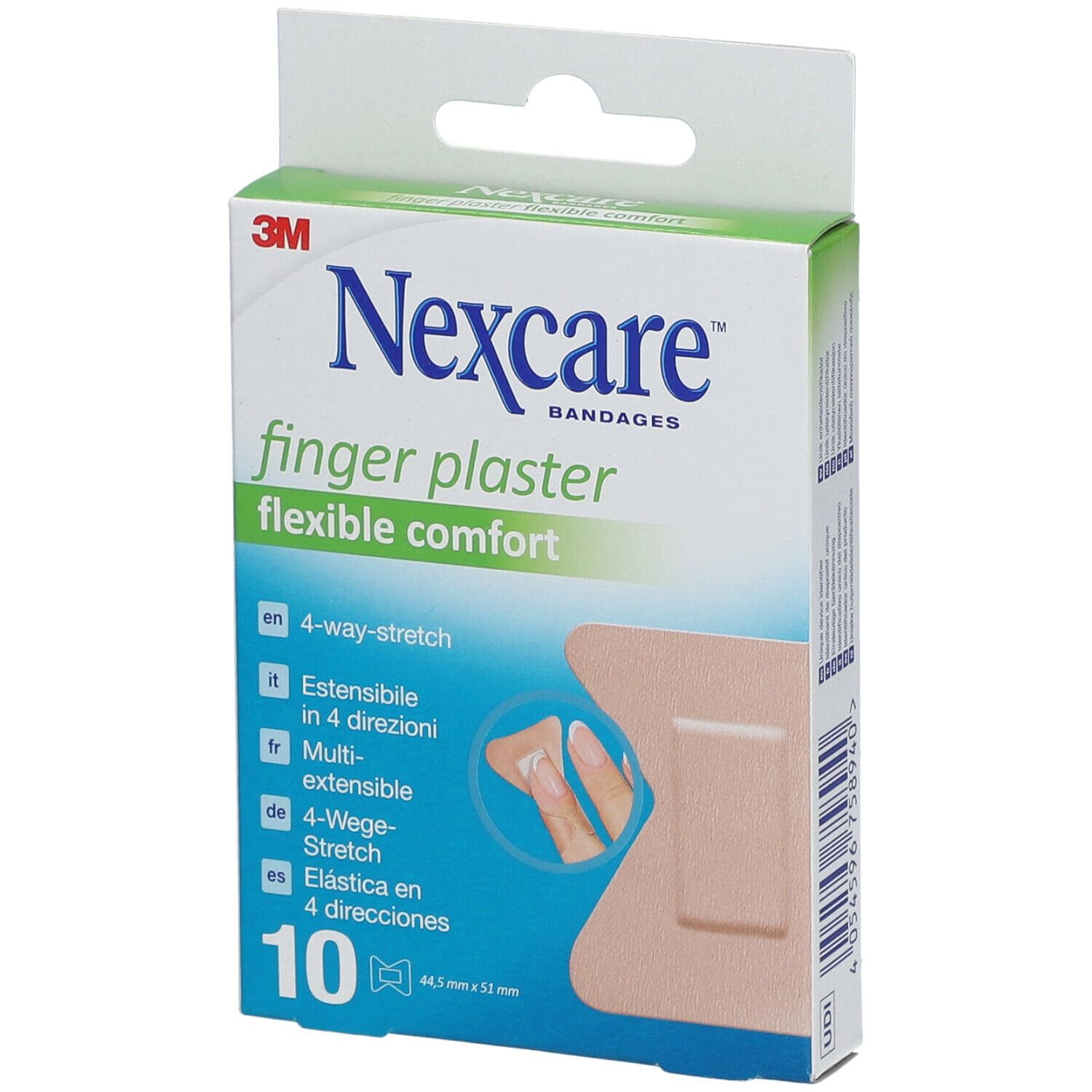Nexcare™ Fingerpflaster Comfort Flexible , 44,5 mm x 51 mm, 10