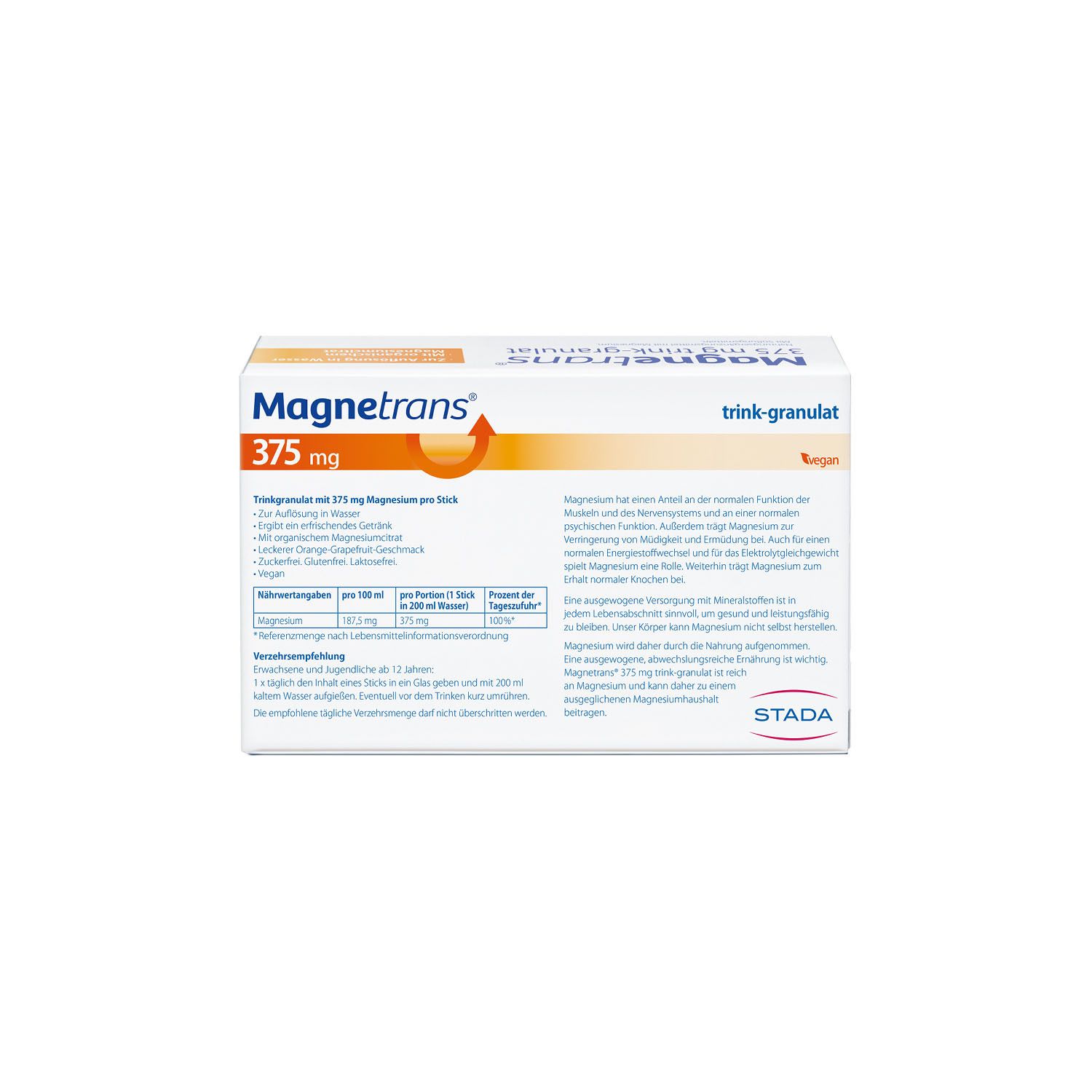 Magnetrans 400 mg trink-granulat