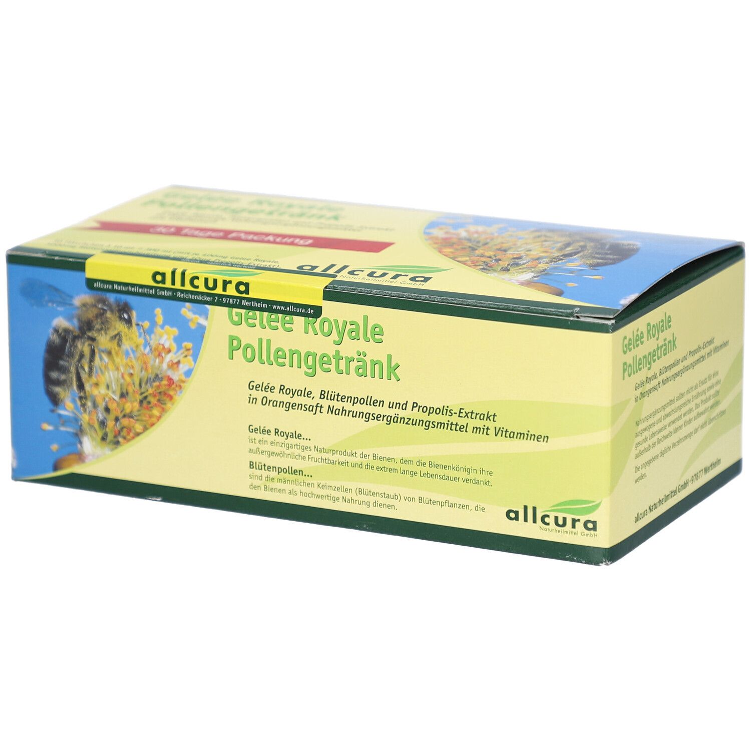 Gelee Royale Pollengetränk Trinkampullen 30x10 ml