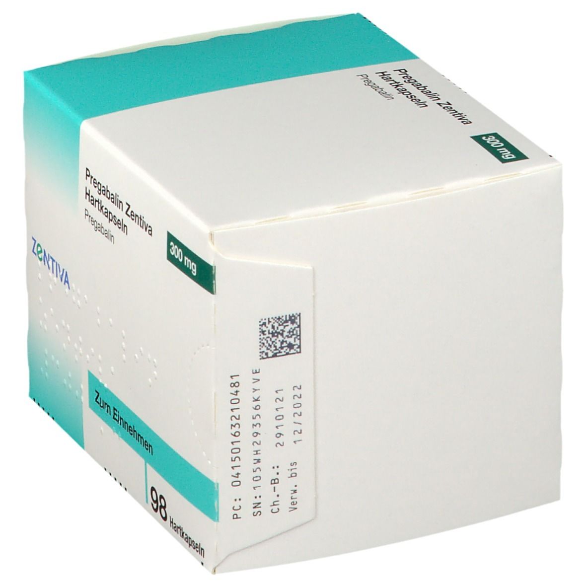 Pregabalin Zentiva 300 mg Hartkapseln 98 St