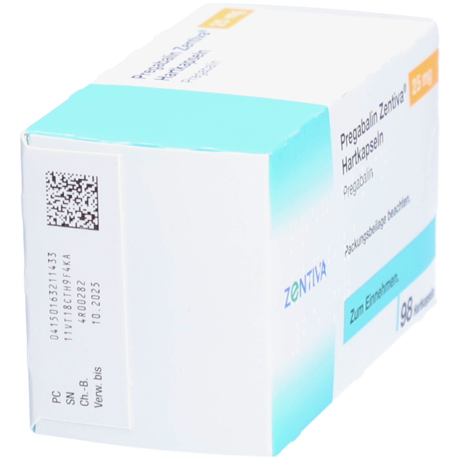 Pregabalin Zentiva 25 mg Hartkapseln 98 St