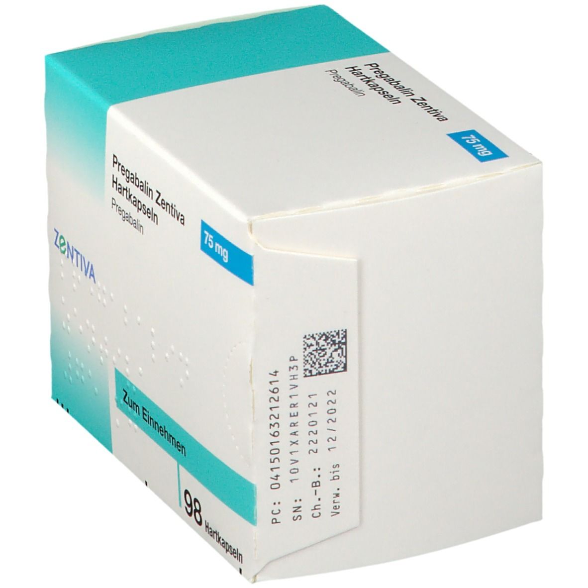 Pregabalin Zentiva 75 mg Hartkapseln 98 St