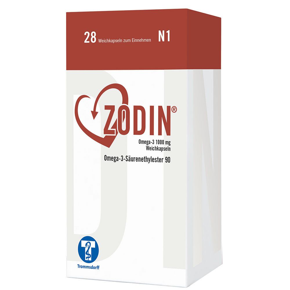 ZODIN Omega-3 1000 mg Weichkapseln