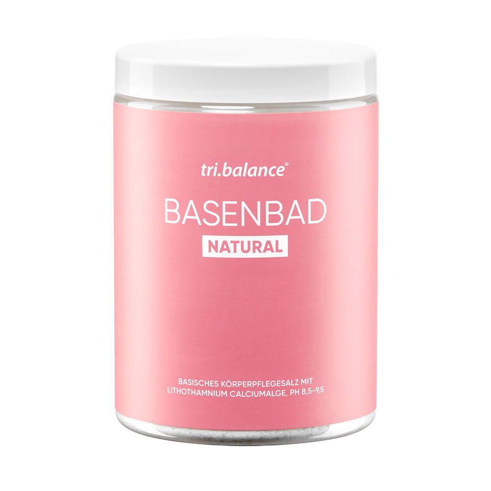 tri.balance® Basenbad NATURAL – Basisches Pflegesalz mit Rotalge