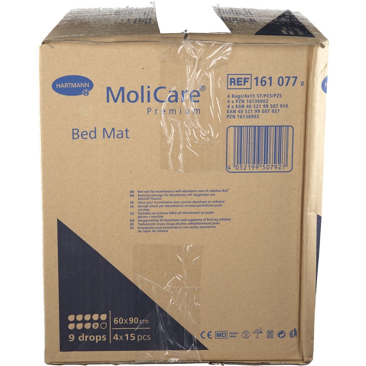 MoliCare® Premium Bed Mat 9 Tropfen 60x90 cm ​ 4x15 St - SHOP APOTHEKE
