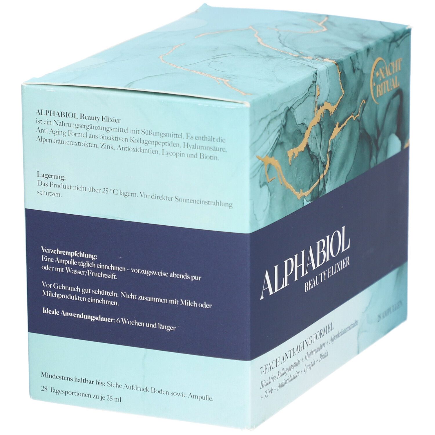 Alphabiol Beauty Elixier 7fach Anti-Aging Formel 28x25 ml Trinkampullen