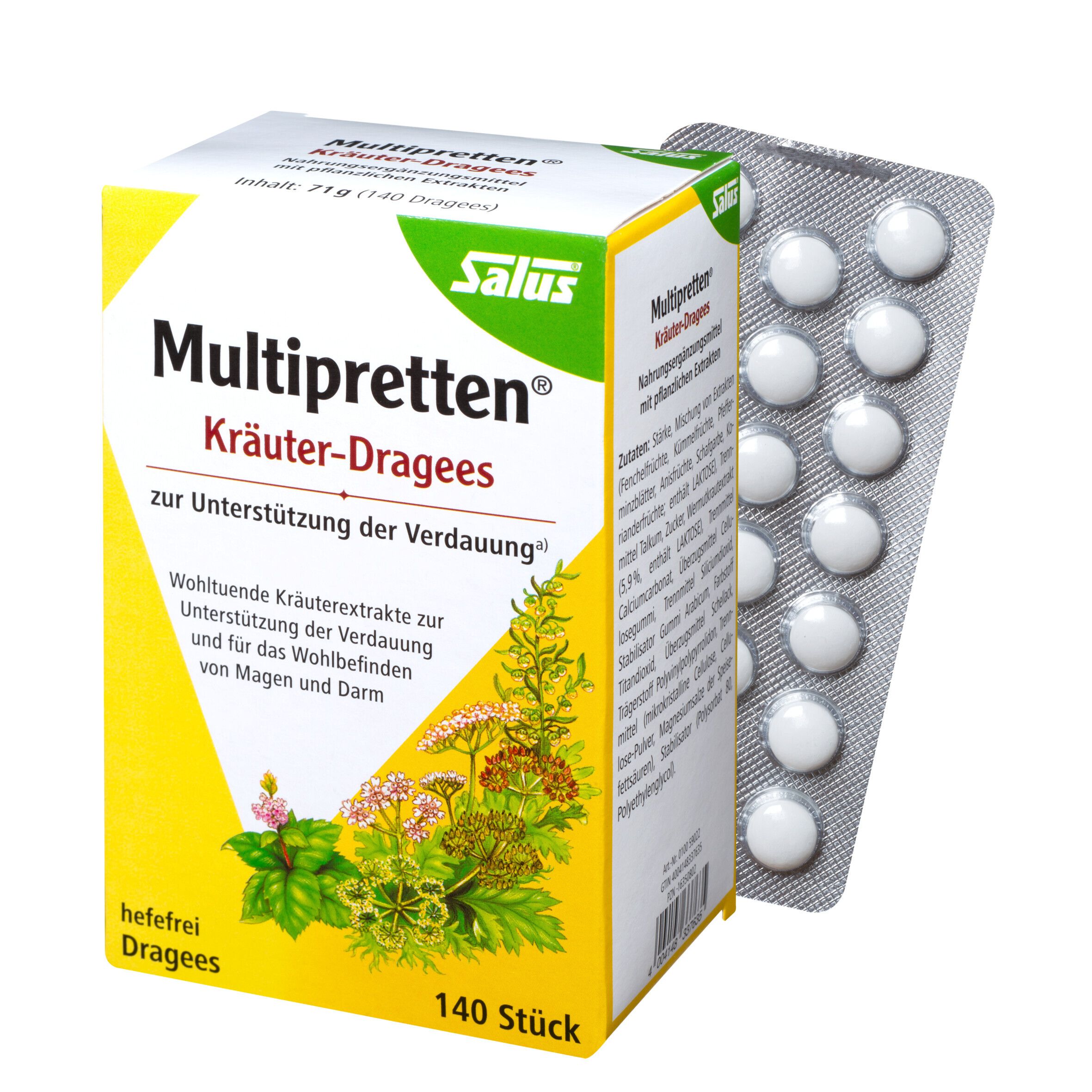 Salus® Multipretten® Kräuter-Dragees