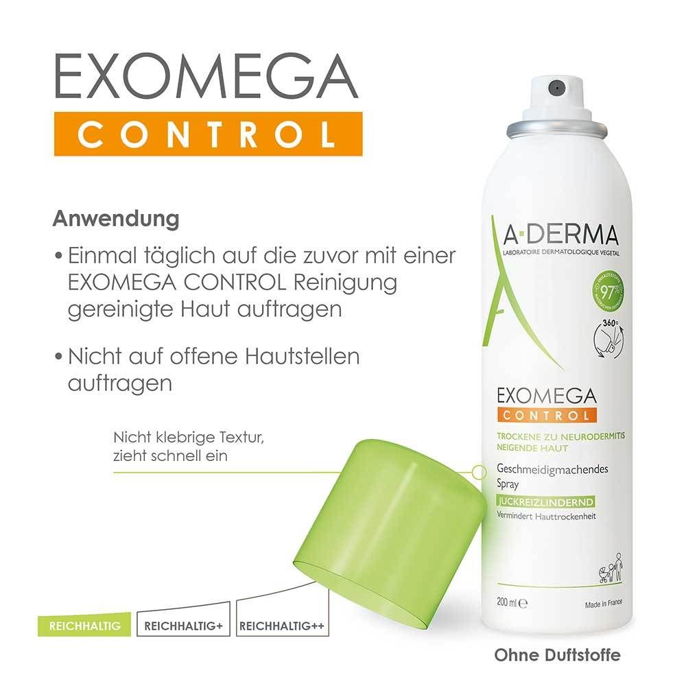 A-DERMA EXOMEGA CONTROL Geschmeidigmachendes Spray