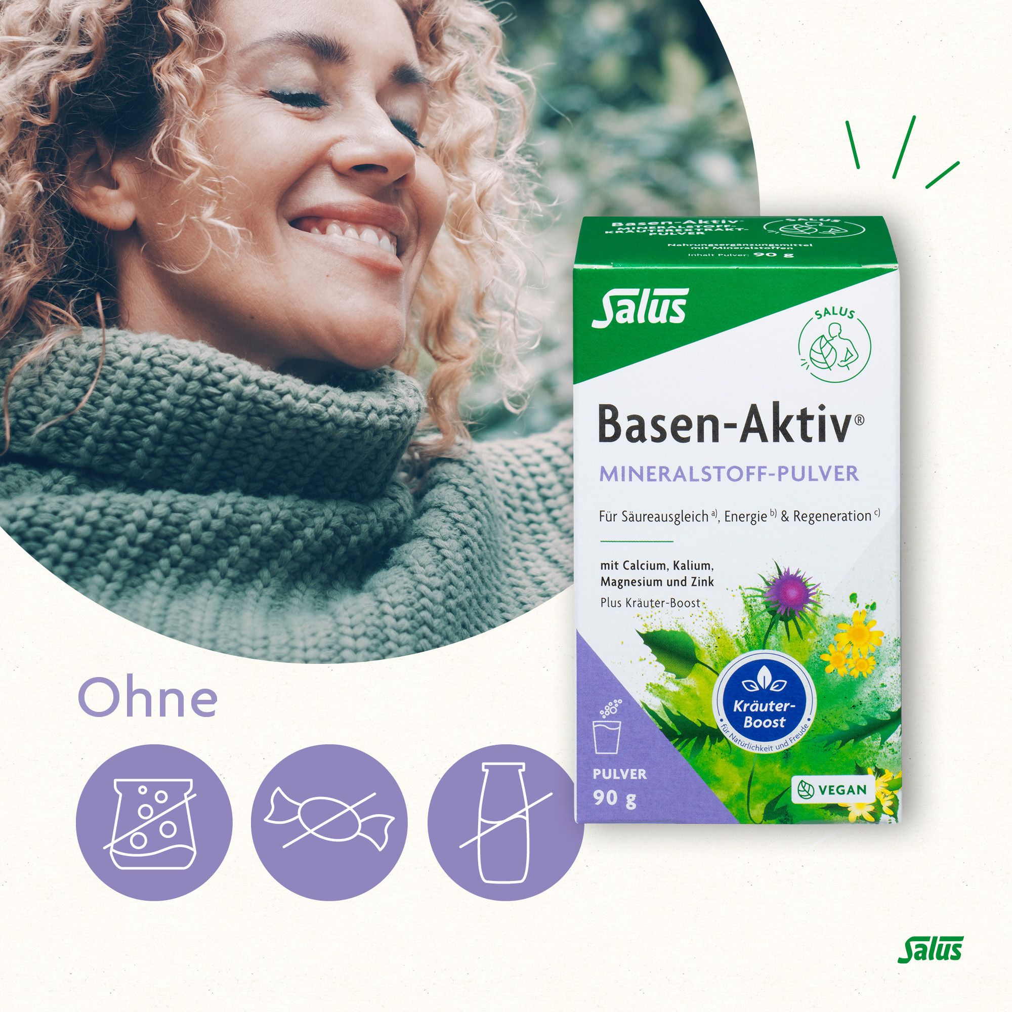 Basen-Aktiv® Säureausgleich Mineralstoff-Kräuterextrakt-Pulver