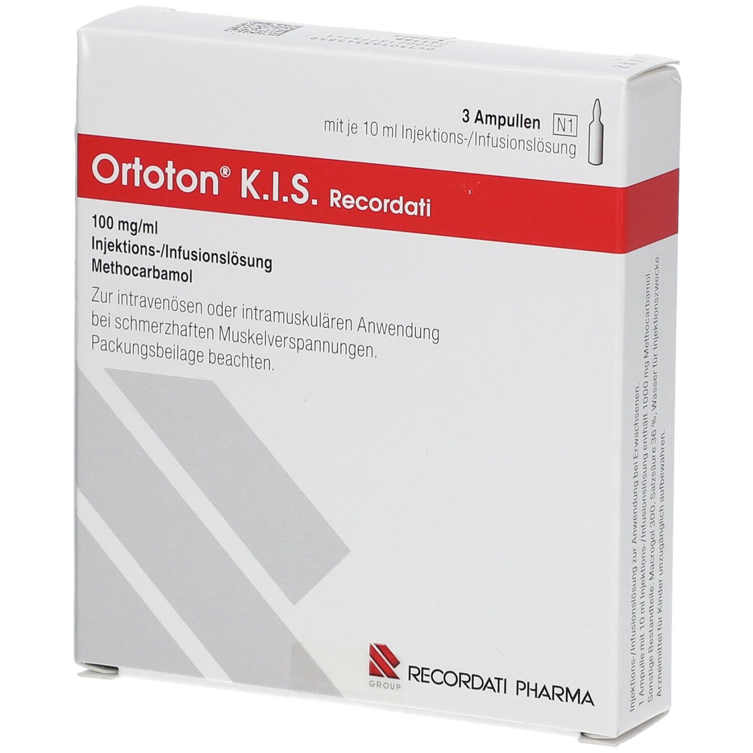 Ortoton K.I.S. Recordati 100 mg/ml