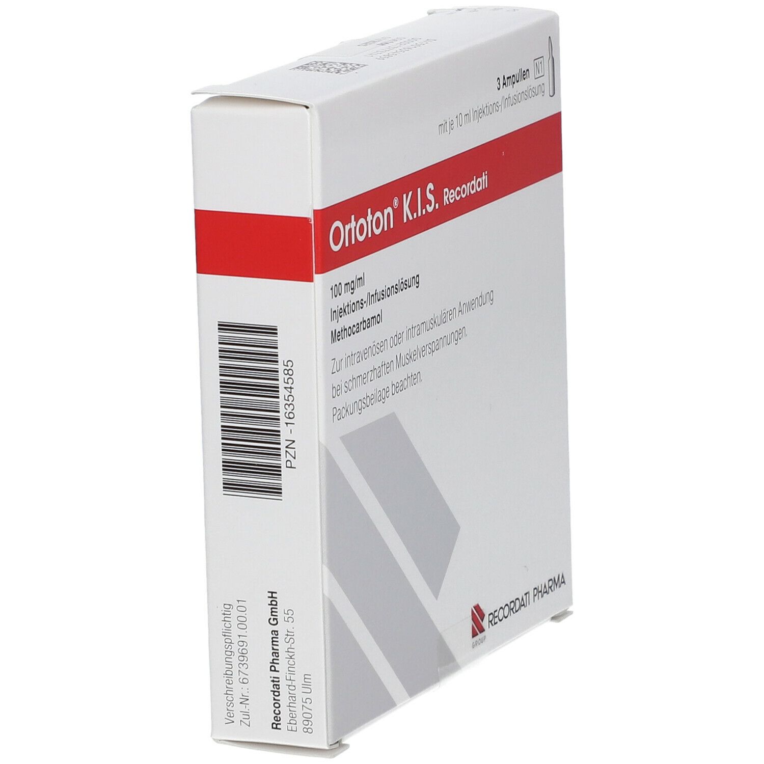 Ortoton K.I.S. Recordati 100 mg/ml