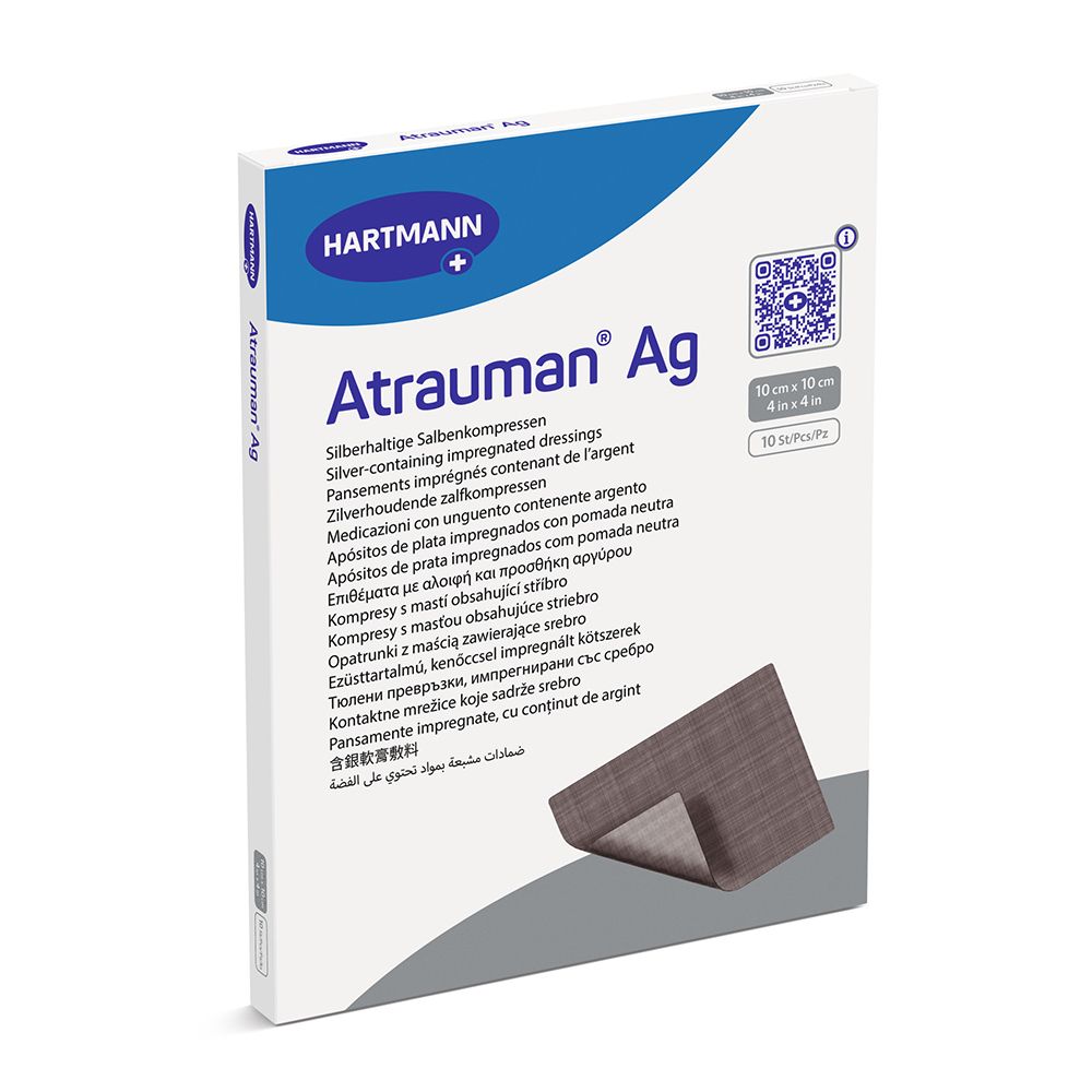 Atrauman Ag 10x10 cm steril Kompressen 10 St