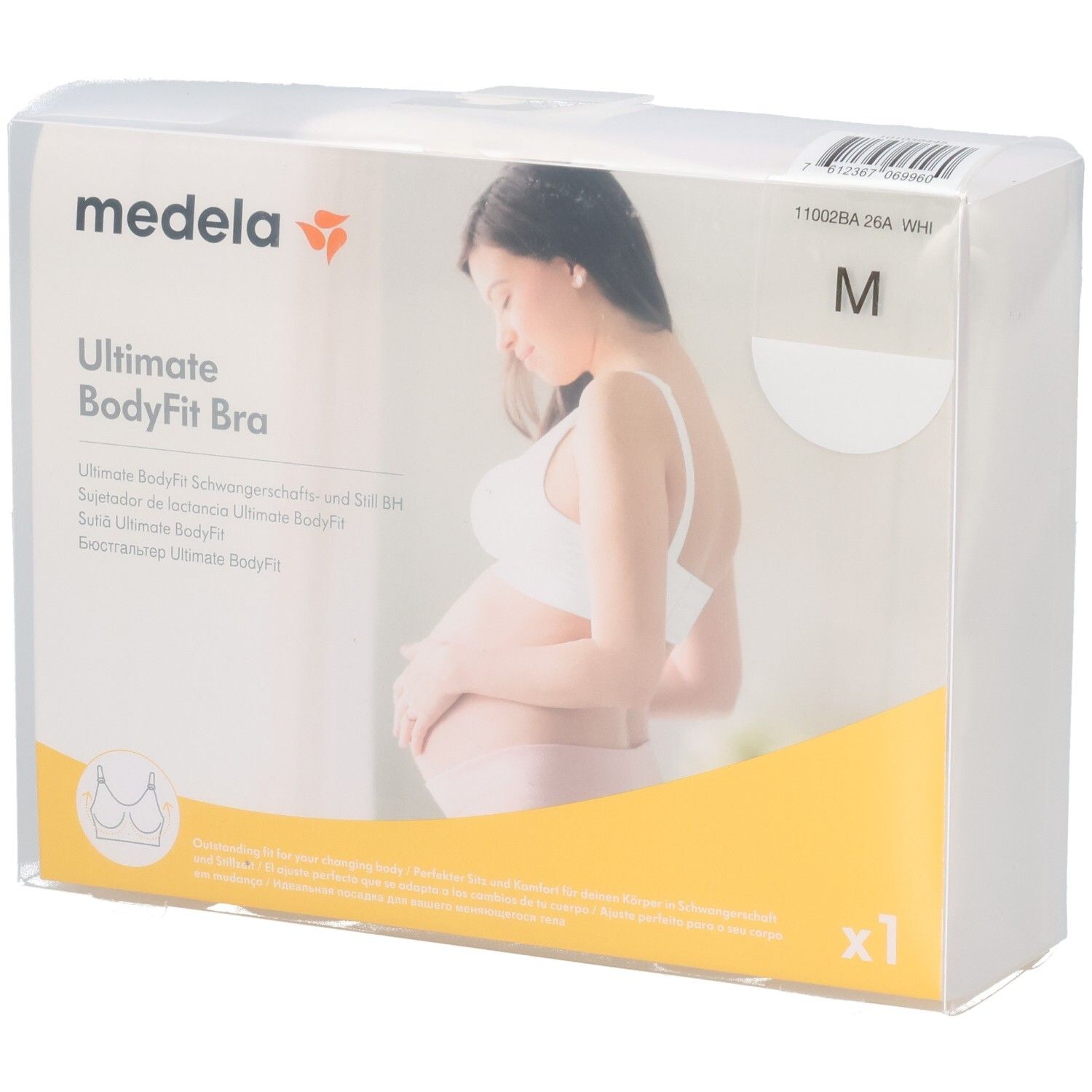 Medela Ultimate BodyFit BH Gr.M weiß 1 St