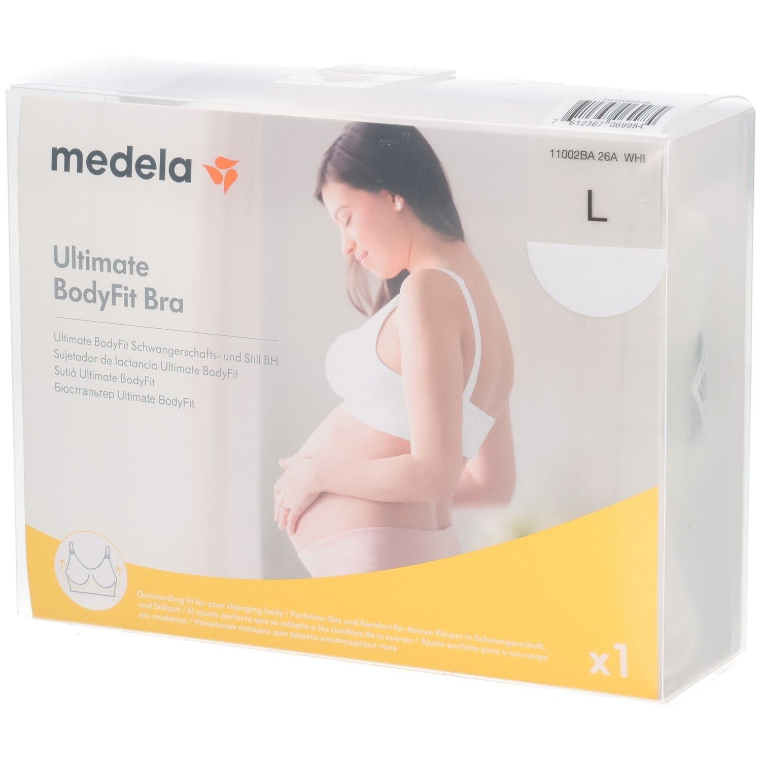 Medela Ultimate BodyFit BH Gr.L weiß 1 St