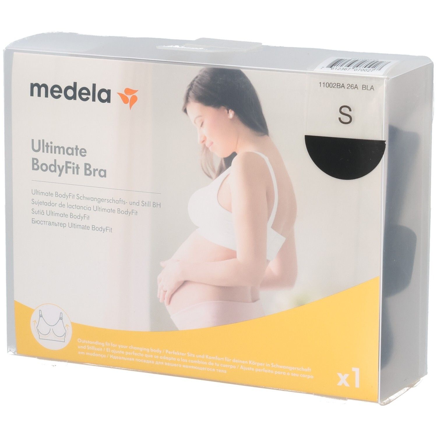 Medela Ultimate BodyFit BH Gr.S schwarz 1 St Sonstige