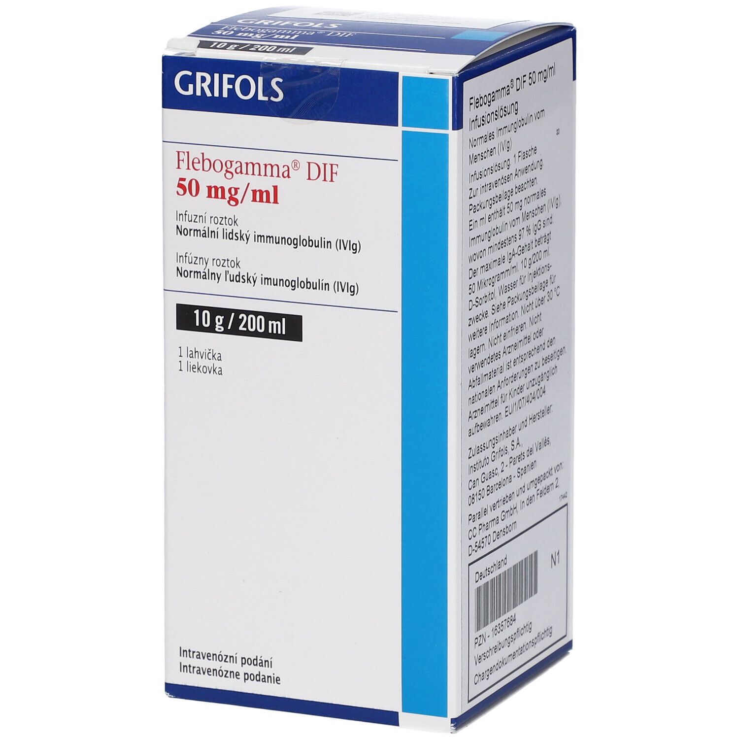 Flebogamma DIF 50 mg/ml