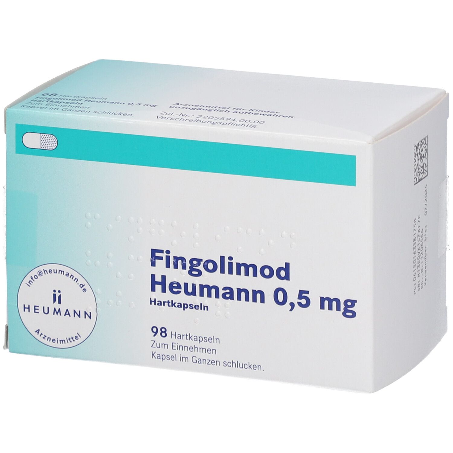 FINGOLIMOD Heumann 0,5 mg Hartkapseln