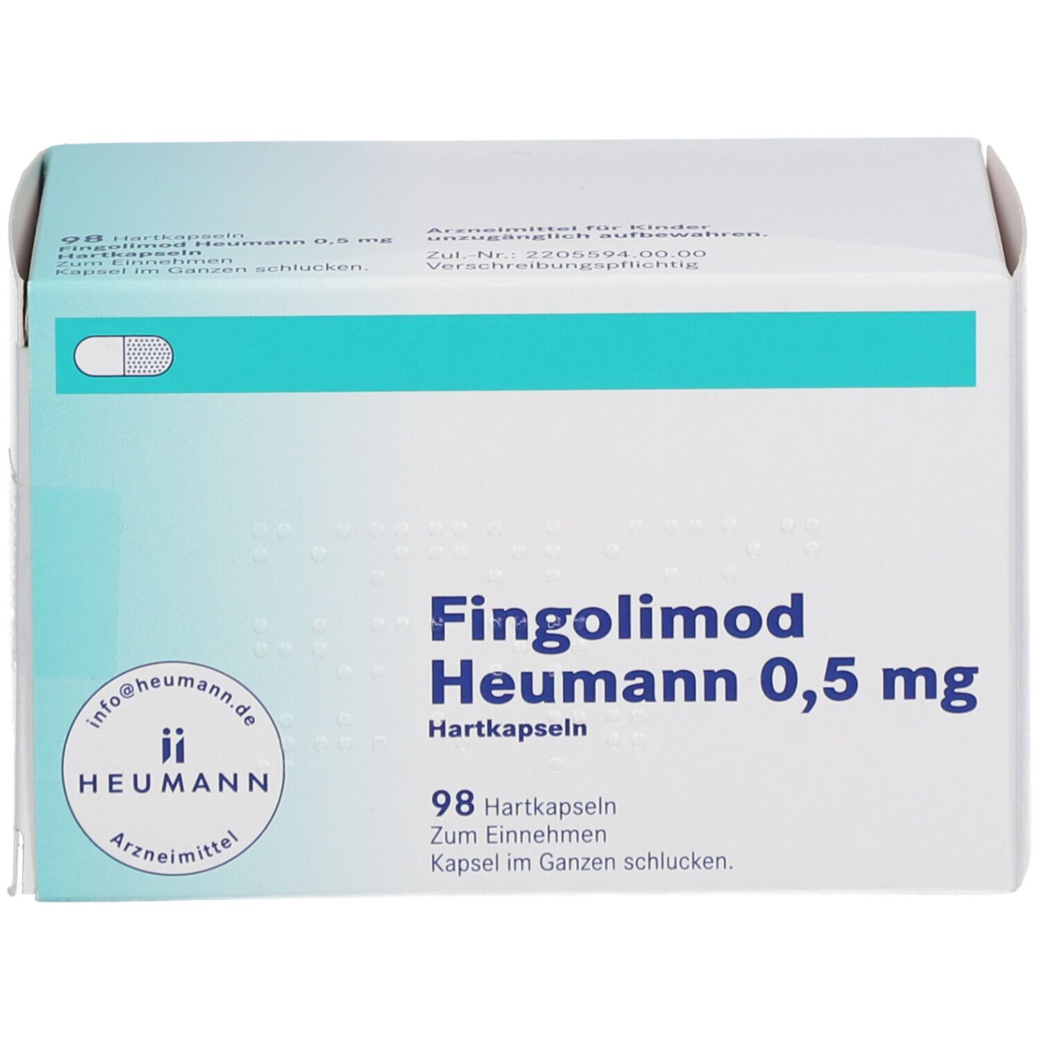 FINGOLIMOD Heumann 0,5 mg Hartkapseln