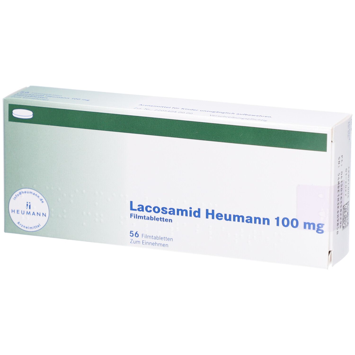 LACOSAMID Heumann 100 mg Filmtabletten