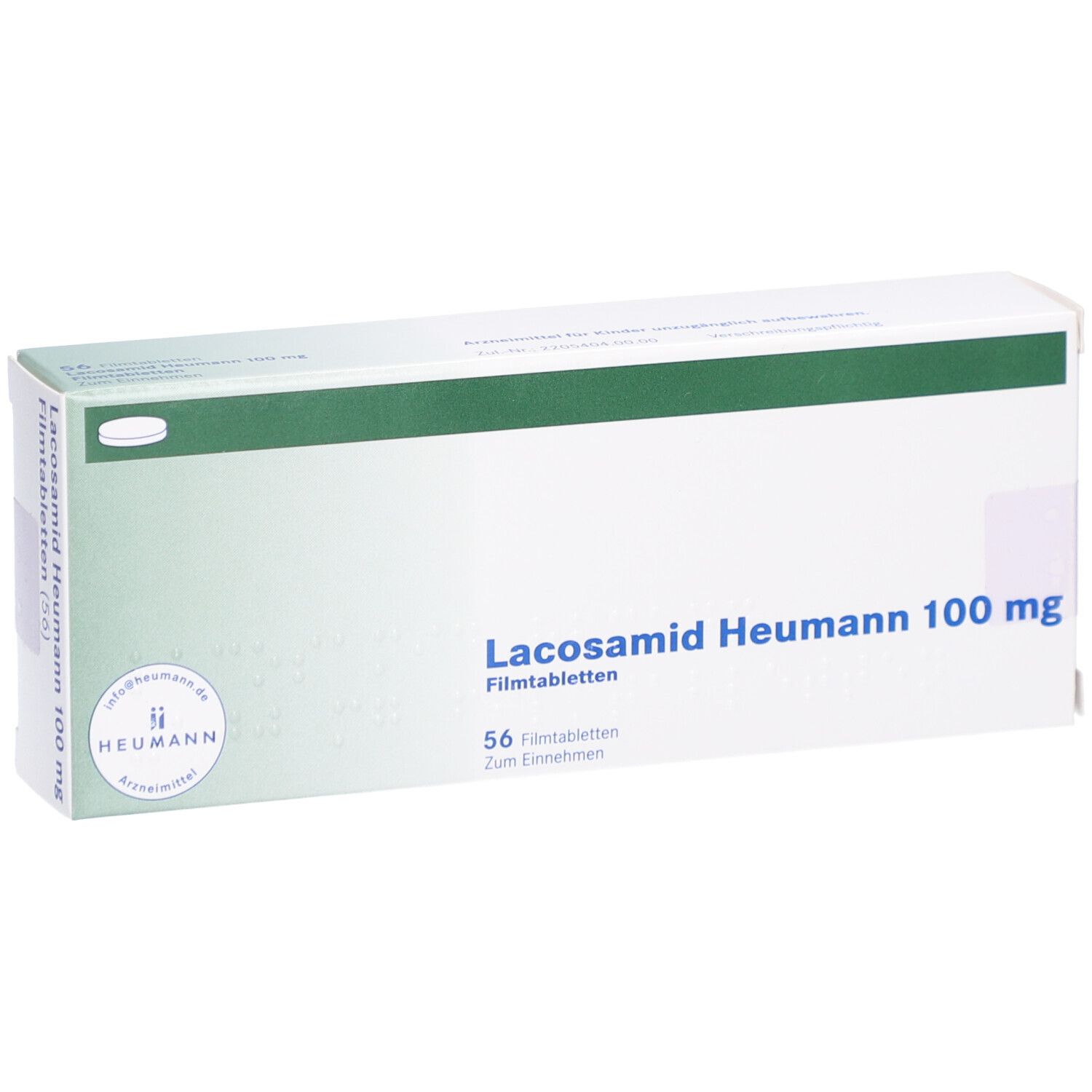 LACOSAMID Heumann 100 mg Filmtabletten