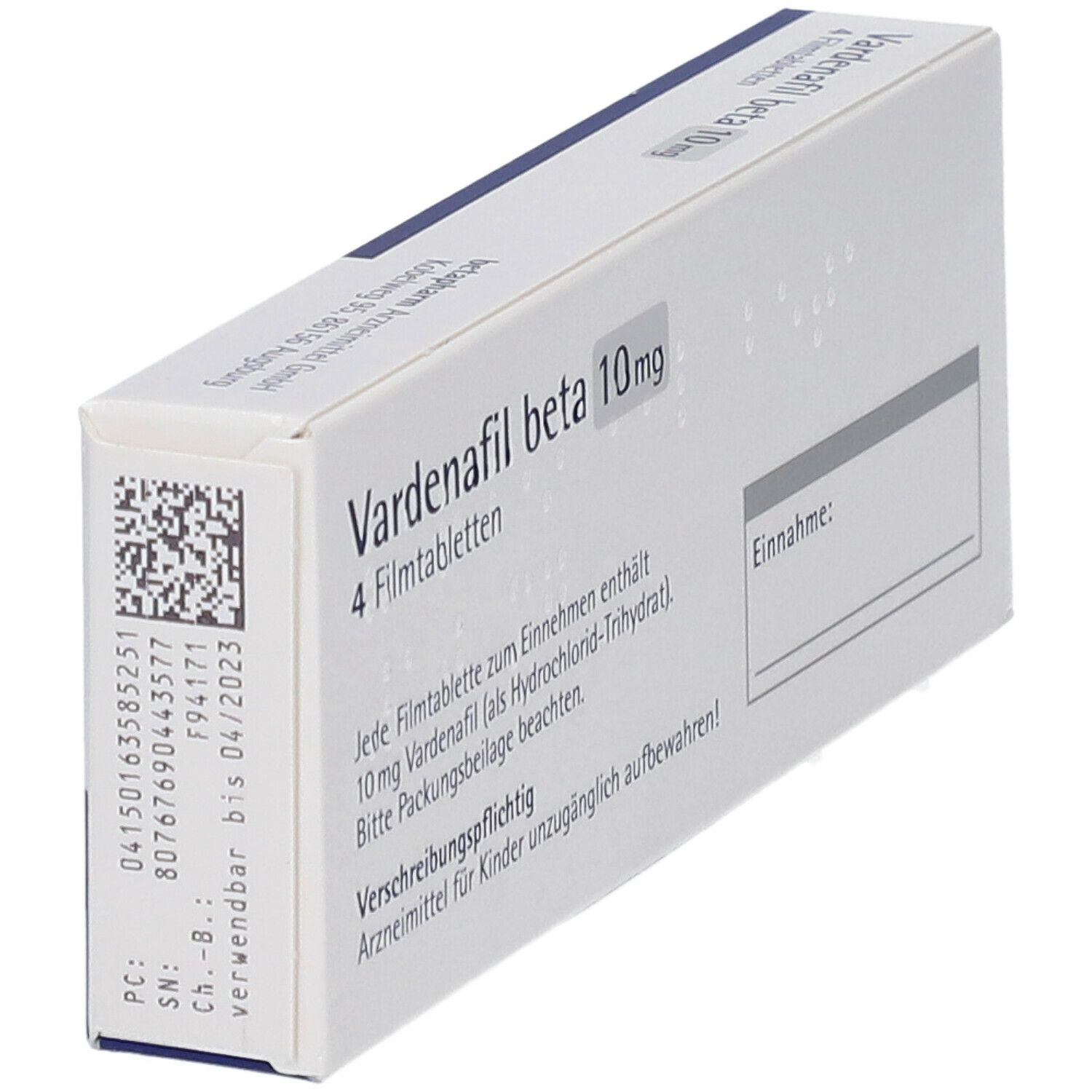 vardenafil beta 10 mg