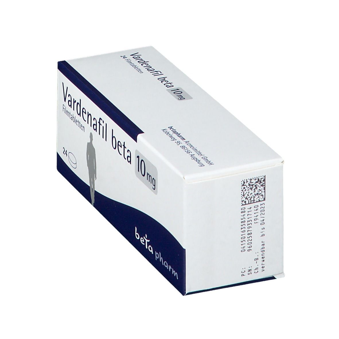 Vardenafil beta 10 mg Filmtabletten 24 St