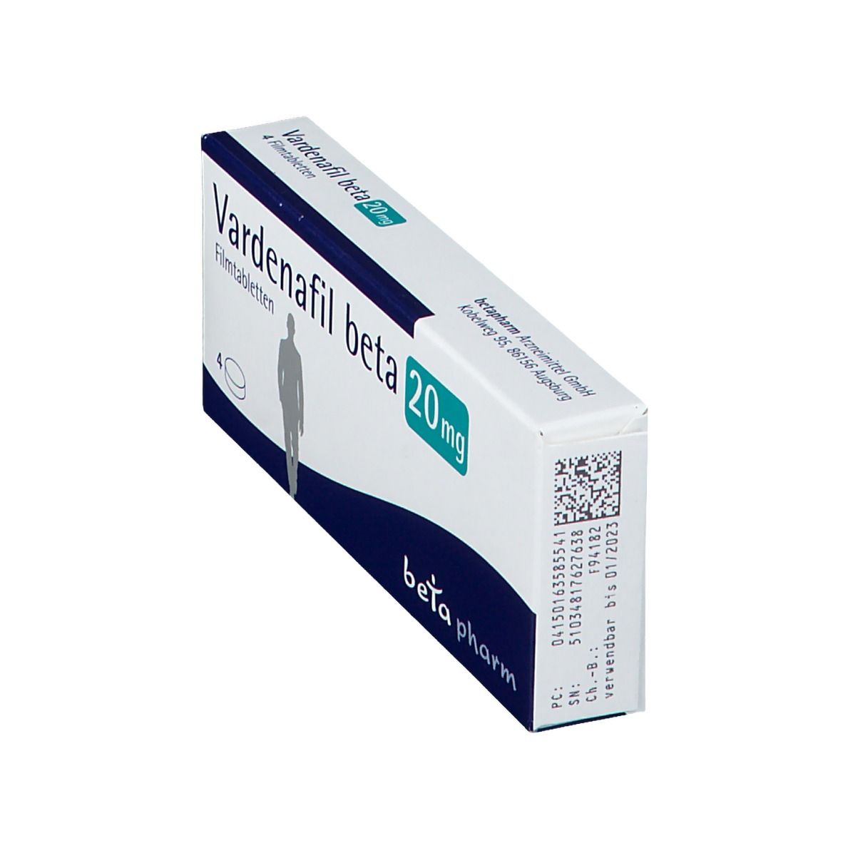 Vardenafil beta 20 mg Filmtabletten 4 St