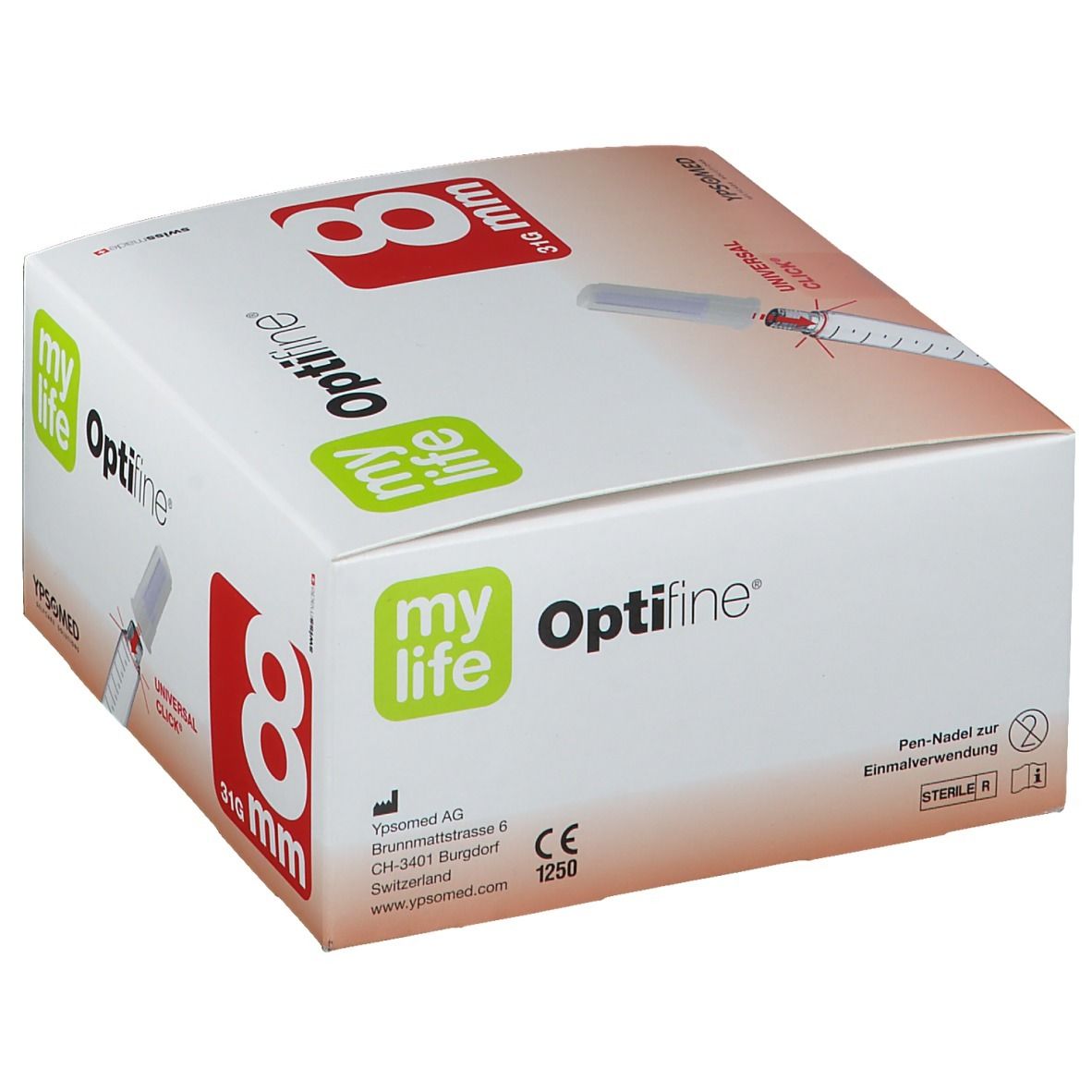myLife Optifine® Nadeln 8 mm (31G)