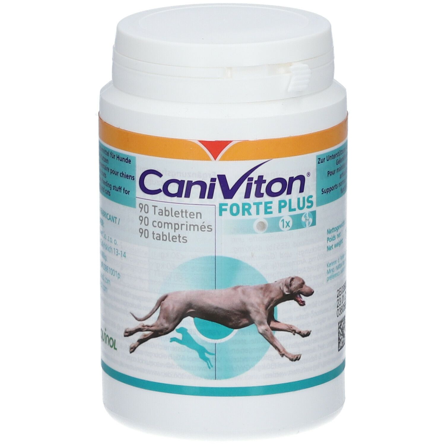 Caniviton Forte Plus Erg.Futterm.Tbl.f.Hund/Katze 90 St Tabletten