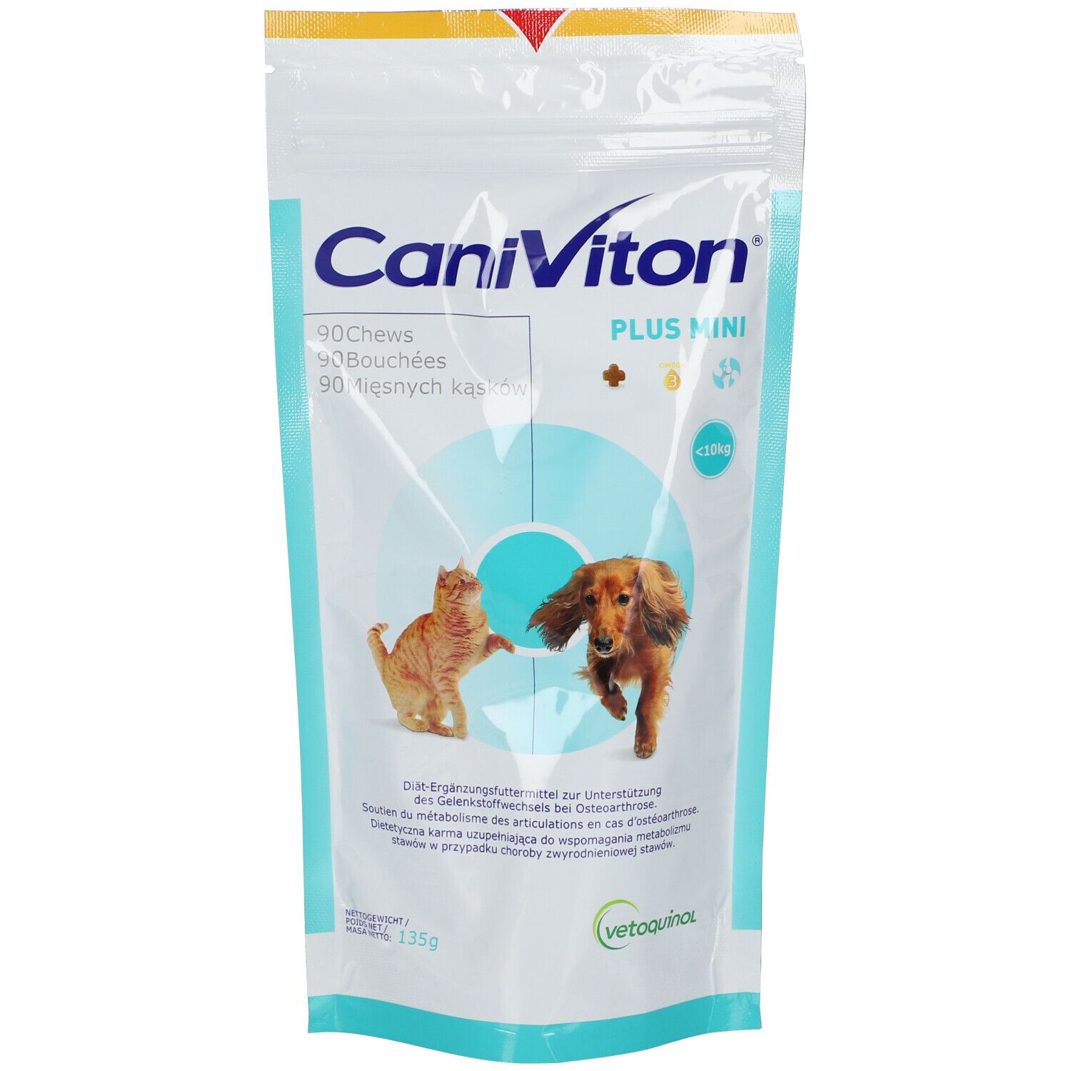 Caniviton Plus mini Diät-Erg.Futterm.Chews f.Hu/Ka 90 St Kautabletten