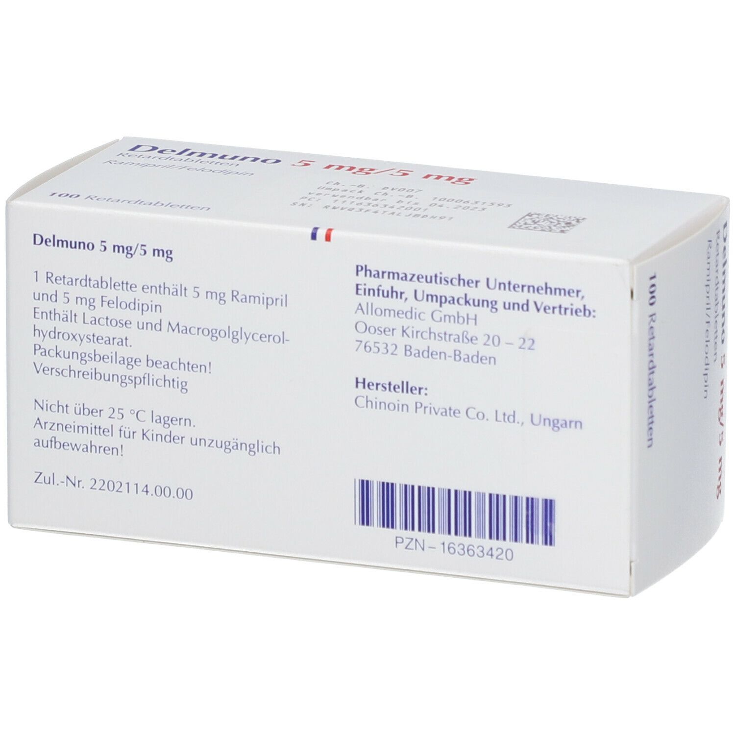 Delmuno 5/5 mg Retard