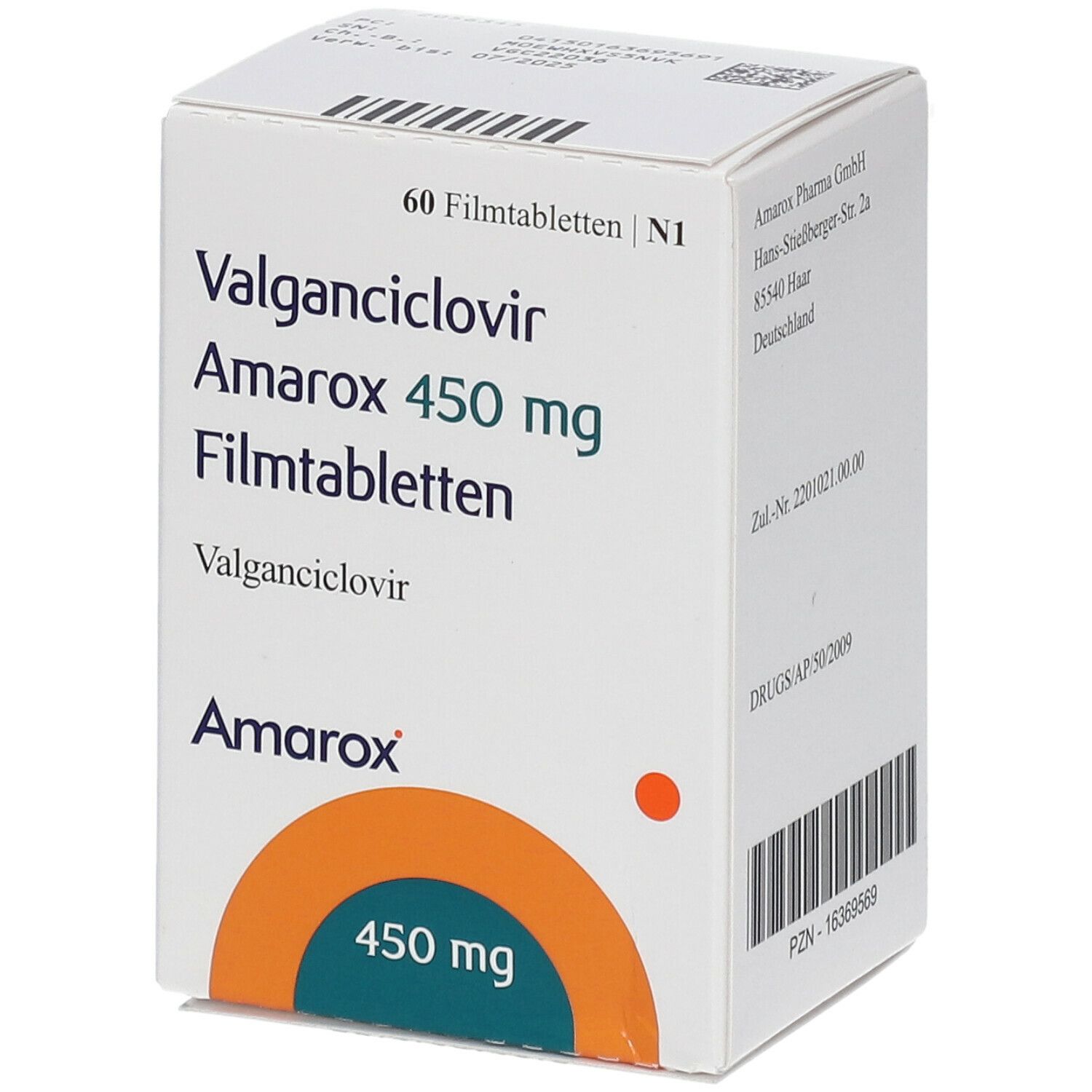 Valganciclovir Amarox 450 mg