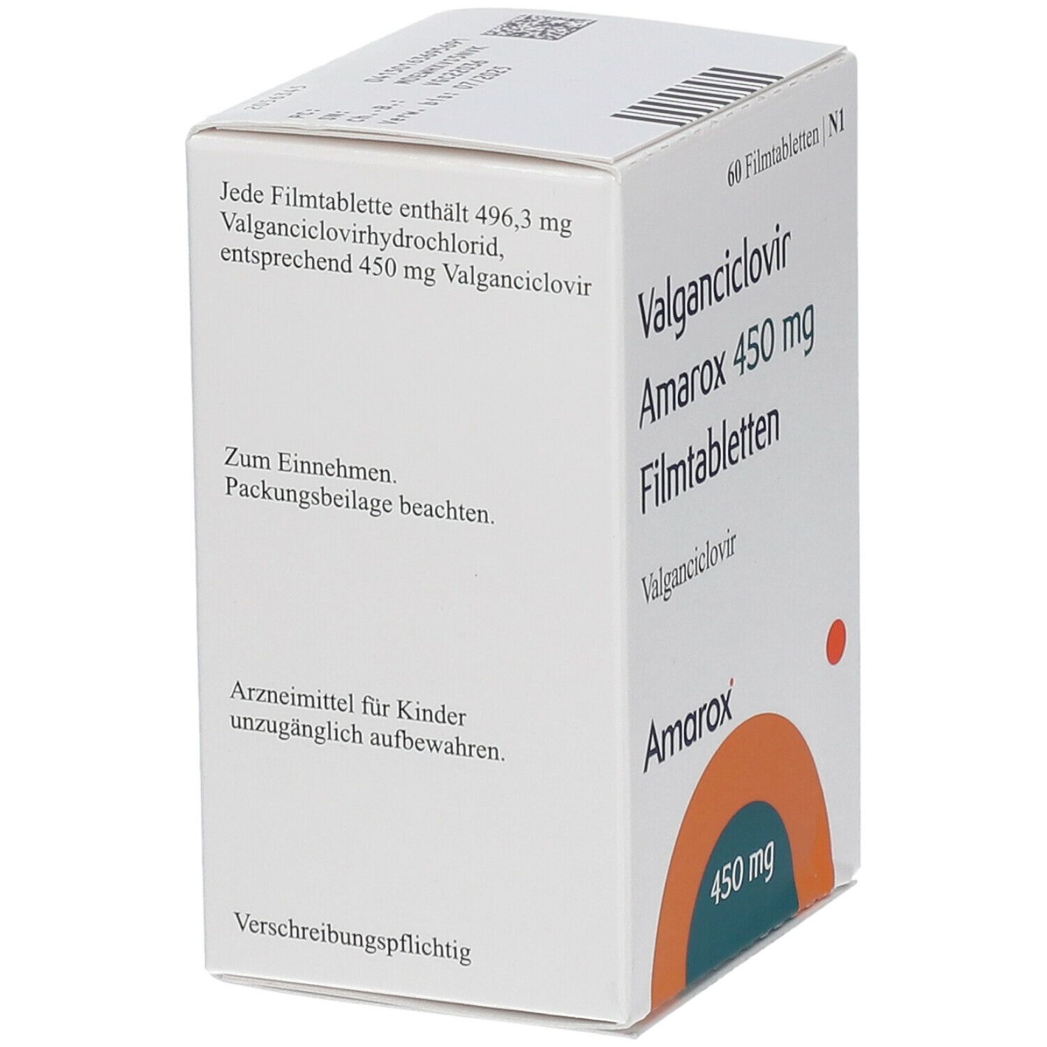 Valganciclovir Stada 450 mg Filmtabletten 60 St