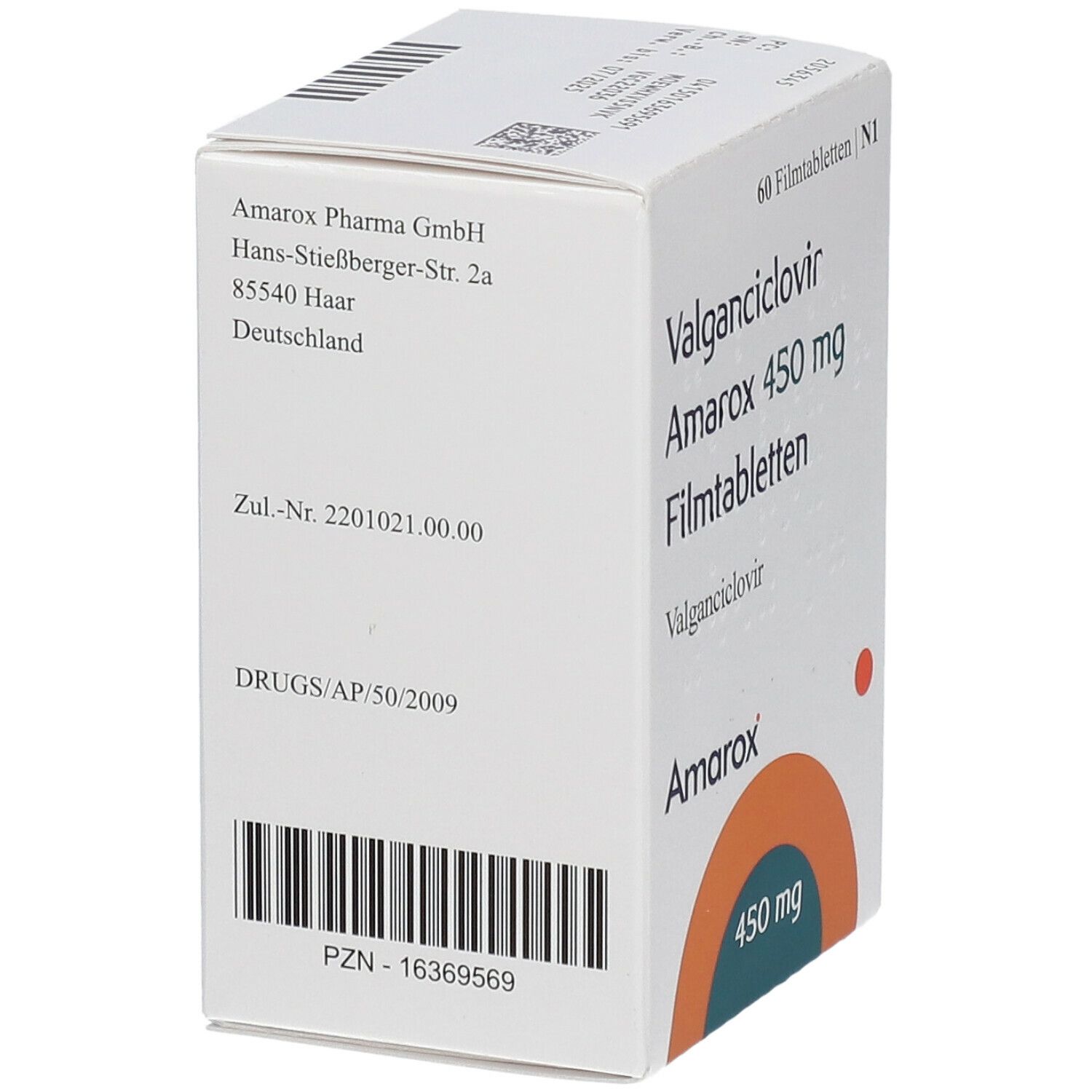 Valganciclovir Amarox 450 mg
