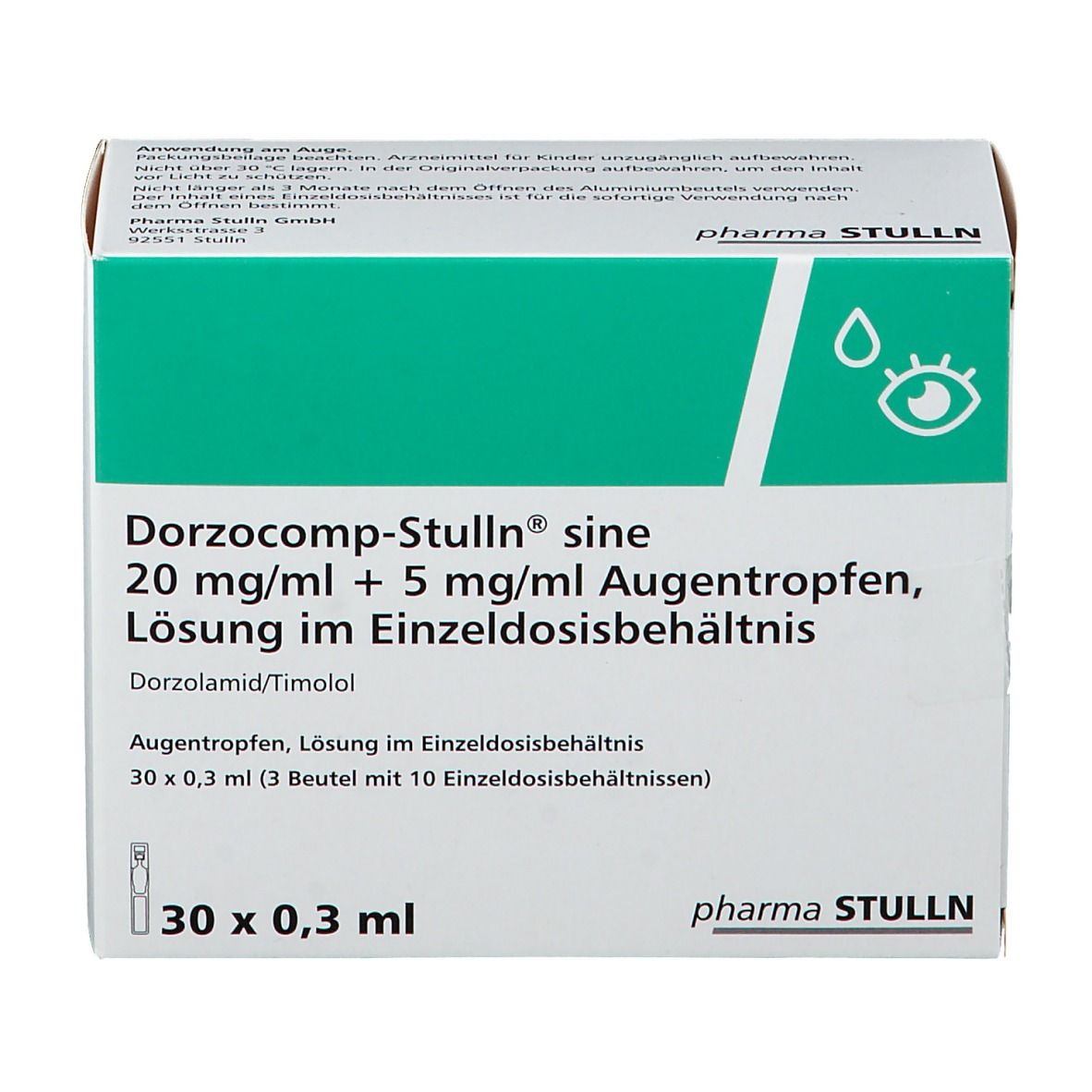 Dorzocomp-Stulln® sine 20 mg/ml + 5 mg/ml