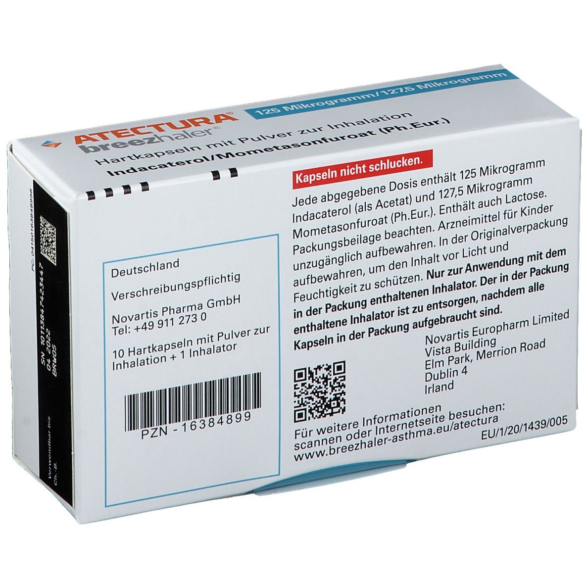 ATECTURA® breezhaler 125 µg/127,5 µg