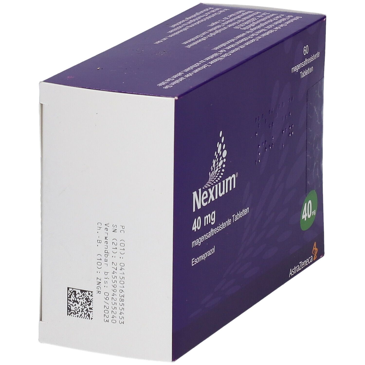 Nexium 40 mg magensaftresistente Tabletten 60 St magensaftresistent