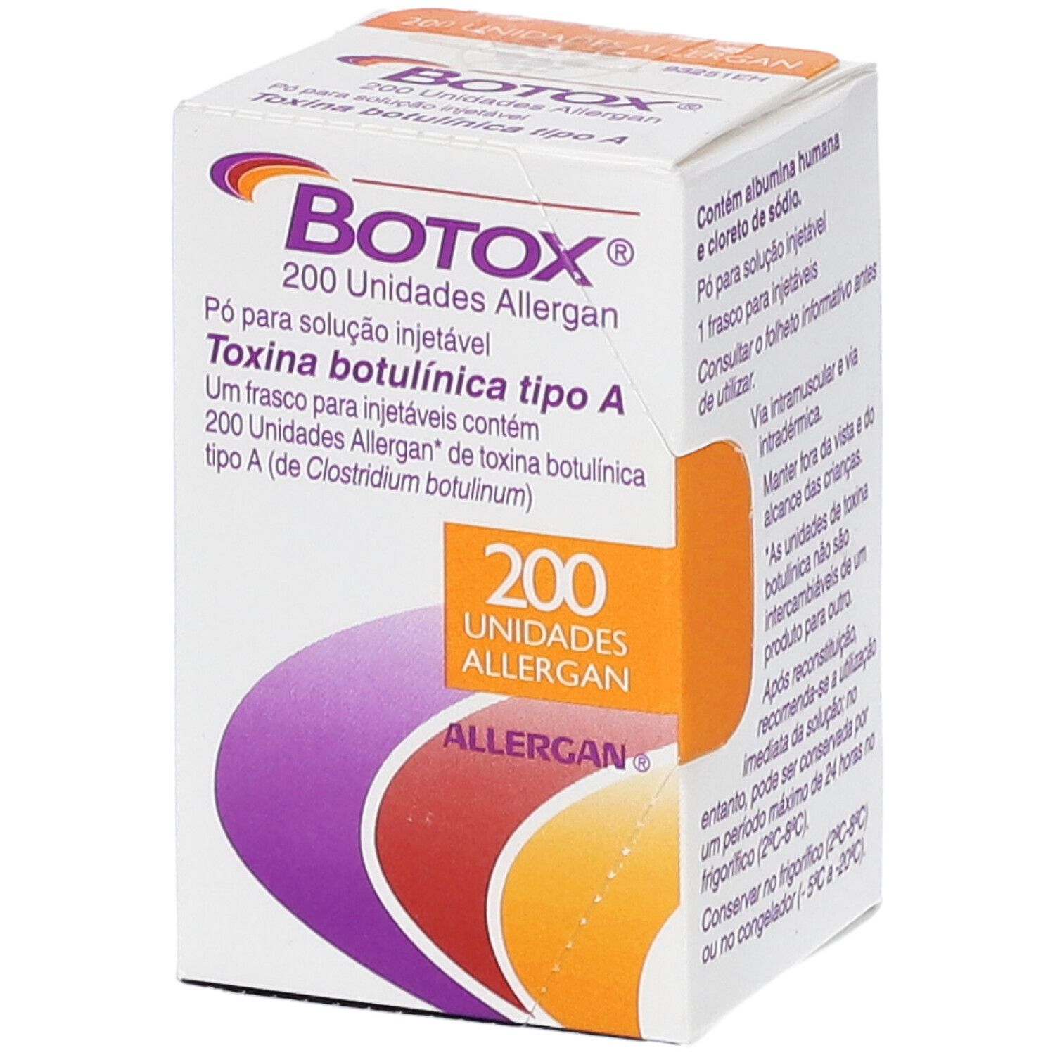 Botox 200 Allergan-Einheiten: Pulver zur Herstellung einer Injektionslösung. Enthält 1 Durchstechflasche.