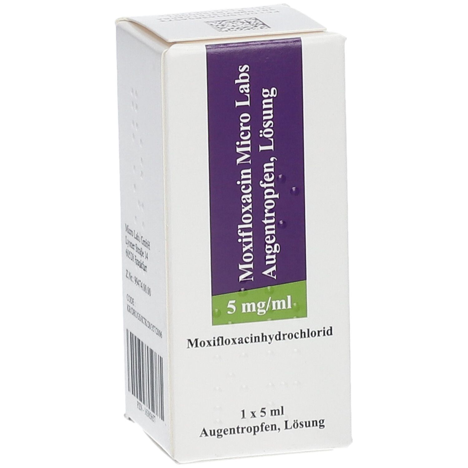 MOXIFLOXACIN Micro Labs 5 mg/ml Augentropfen
