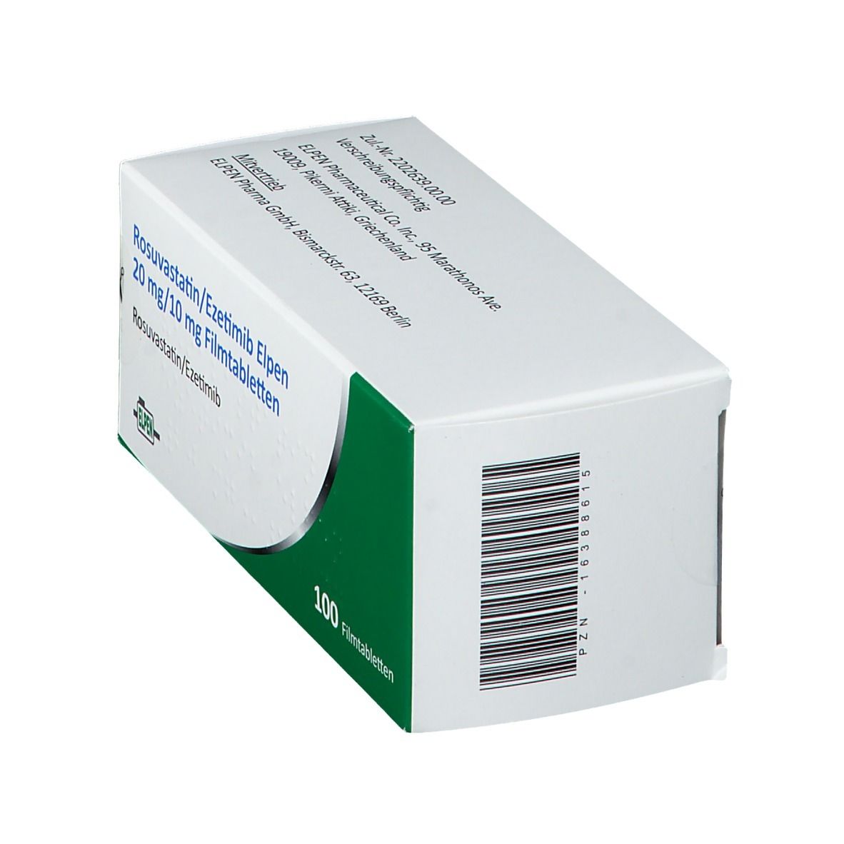 Rosuvastatin/Ezetimib Elpen 20 mg/10 mg