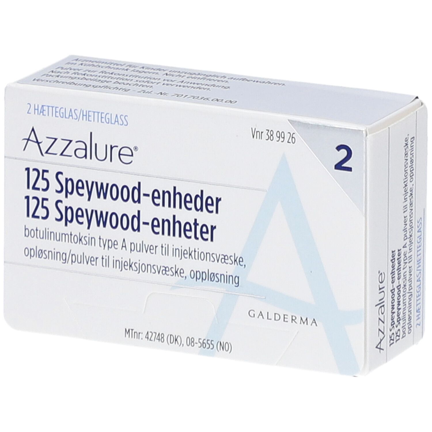 AZZALURE 125 Speywood-Einheiten P.z.H.e.Inj.-L.