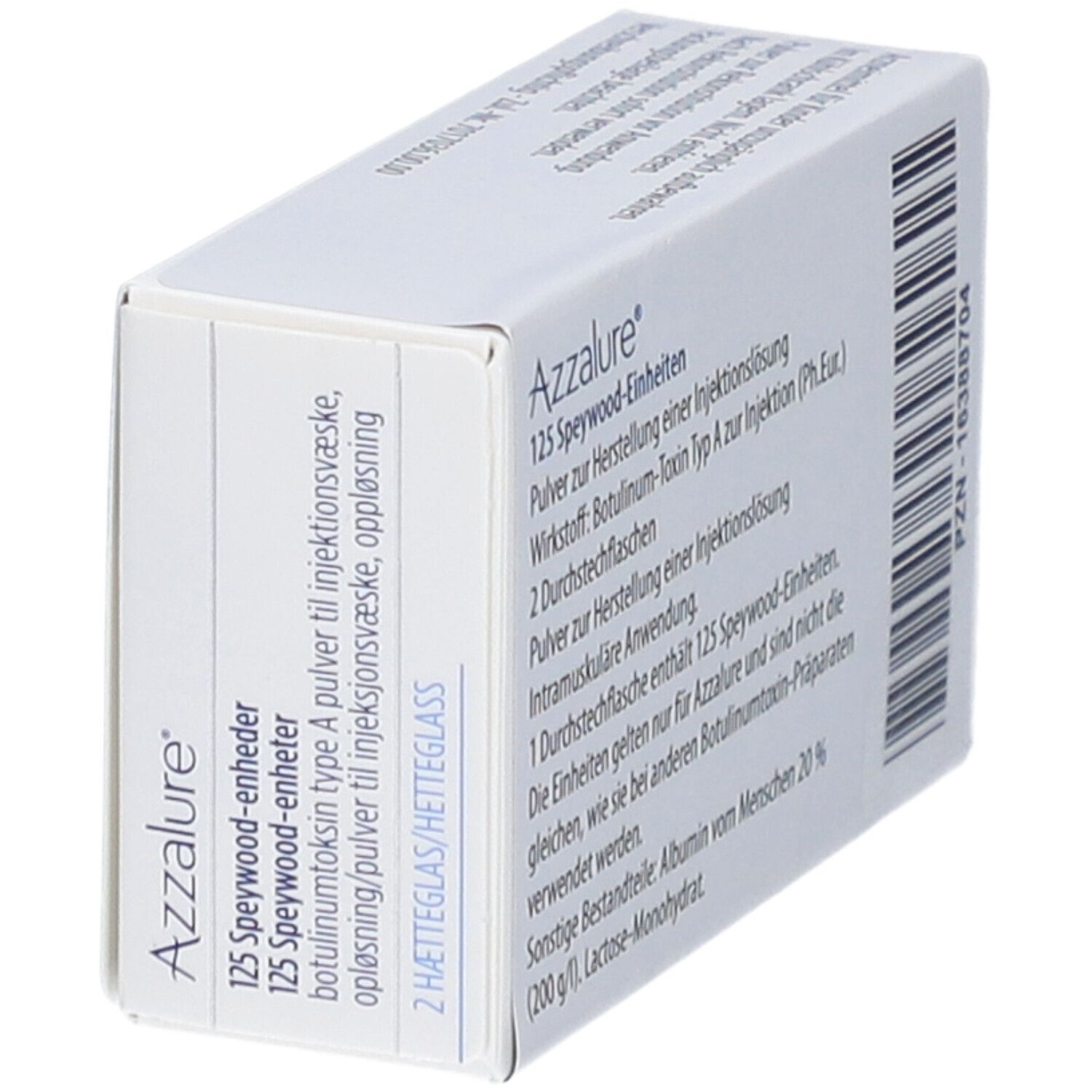 AZZALURE 125 Speywood-Einheiten P.z.H.e.Inj.-L.