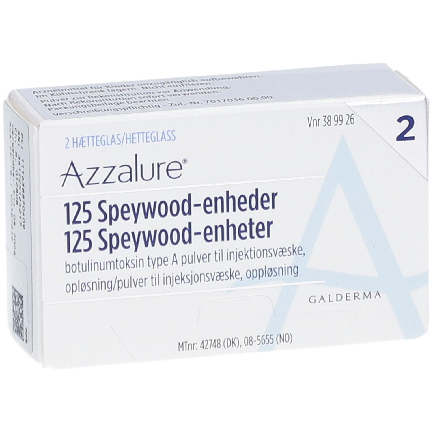AZZALURE 125 Speywood-Einheiten P.z.H.e.Inj.-L.