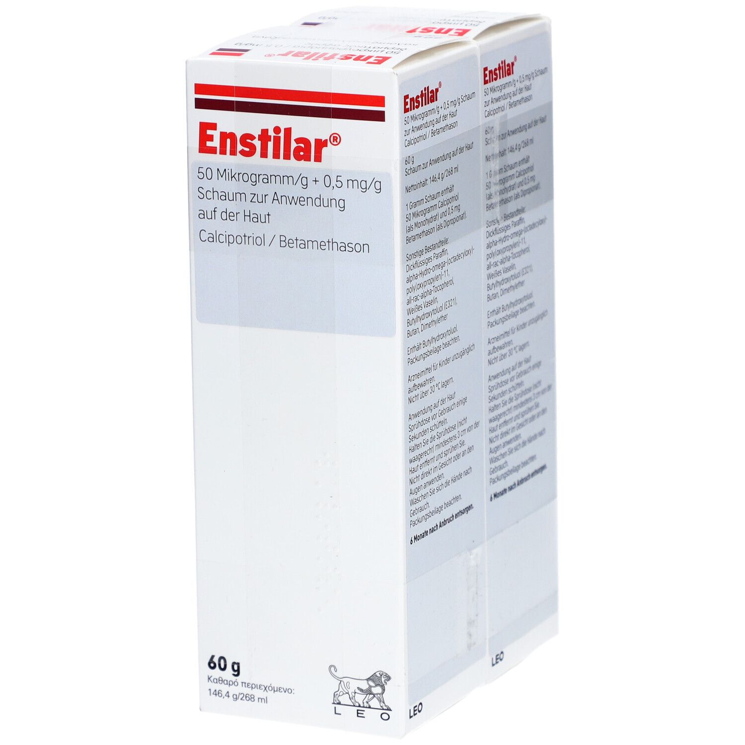 ENSTILAR 50 µg/g + 0,5 mg/g Schaum z.Anw.a.d.Haut