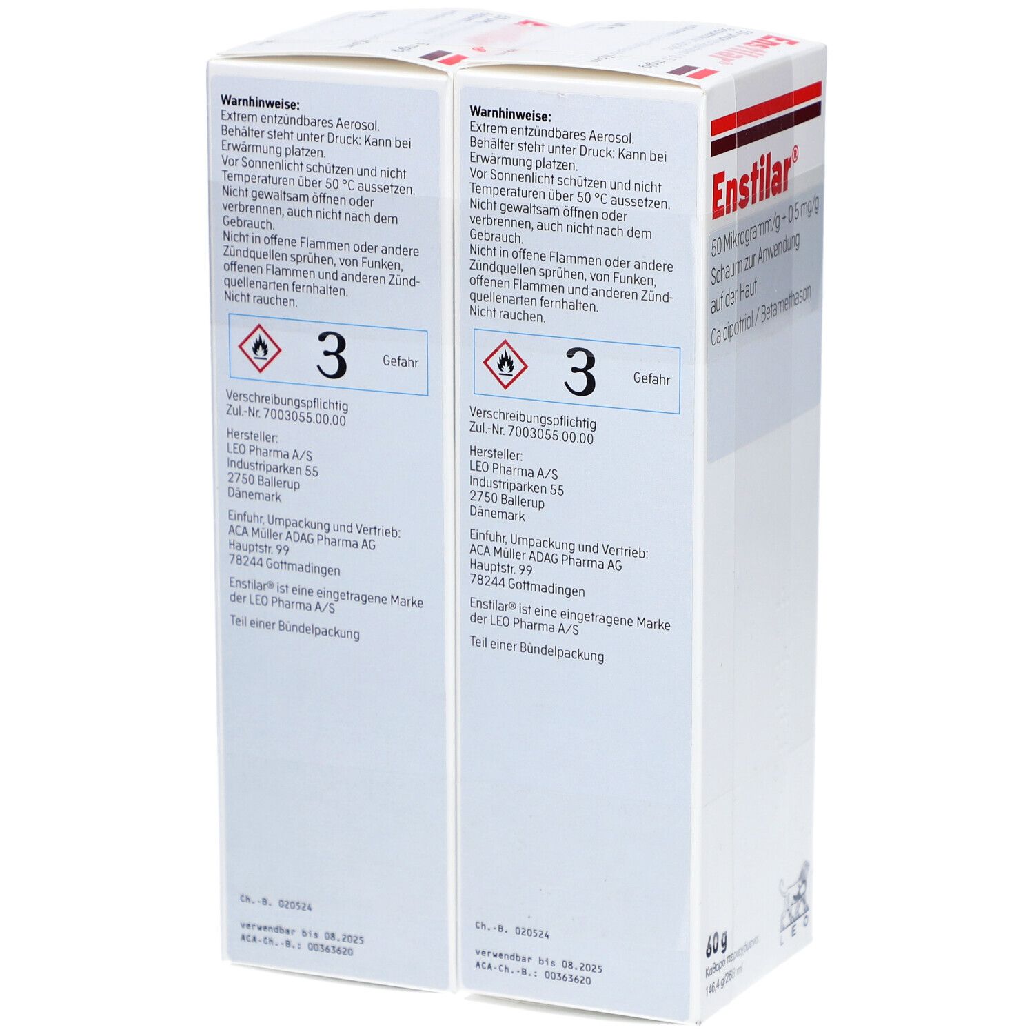 ENSTILAR 50 µg/g + 0,5 mg/g Schaum z.Anw.a.d.Haut